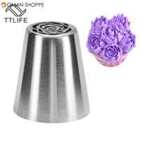 24 Style Russian Tulip Icing Piping Nozzles Stainless Steel Flower Cream Pastry Tips Nozzles Cupcake Cake Decorating Tools