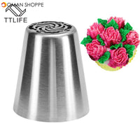 24 Style Russian Tulip Icing Piping Nozzles Stainless Steel Flower Cream Pastry Tips Nozzles Cupcake Cake Decorating Tools