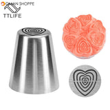 24 Style Russian Tulip Icing Piping Nozzles Stainless Steel Flower Cream Pastry Tips Nozzles Cupcake Cake Decorating Tools