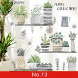 24 styles Green Leaves Wall Stickers for Bedroom Living room Dining room Kitchen Kids room DIY Vinyl Wall Decals Door Murals