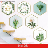 24 styles Green Leaves Wall Stickers for Bedroom Living room Dining room Kitchen Kids room DIY Vinyl Wall Decals Door Murals