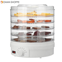 250W Food Dehydrator 5 Tray Shelf Dryer Machine Fruit Preserver Beef Jerky DIY Dried Fruit