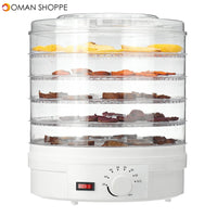 250W Food Dehydrator 5 Tray Shelf Dryer Machine Fruit Preserver Beef Jerky DIY Dried Fruit