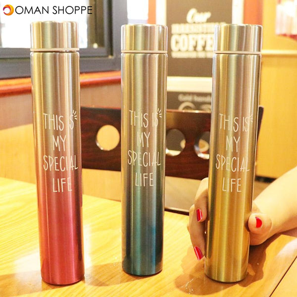 280ml/9.5OZ Coffee Tea Water Bottle Cups Mug Stainless Steel Thermos Flask Vacuum Cup Portable for Outdoor