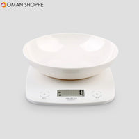 2g-5kg ABS Portable Electronic Kitchen Scale LCD Display Intelligent Touch Switch Baking Scale w/ Detachable Tray High Precision from Xiaomi Youpin 