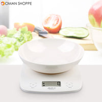 2g-5kg ABS Portable Electronic Kitchen Scale LCD Display Intelligent Touch Switch Baking Scale w/ Detachable Tray High Precision from Xiaomi Youpin 