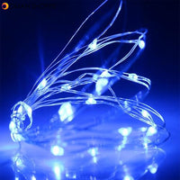 2M 5M 10M LED String Lights Waterproof 3 modes Flash Fairy Lights Holiday Garland For Christmas Wedding Party Decoration