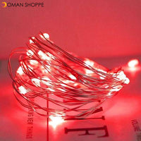 2M 5M 10M LED String Lights Waterproof 3 modes Flash Fairy Lights Holiday Garland For Christmas Wedding Party Decoration