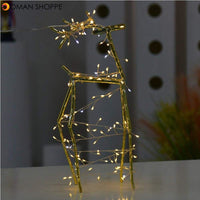 2M 5M Copper Wire LED String Lights Firecracker Fairy Garland Light for Christmas Window Wedding Party Battery Operated