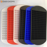 2Pcs 160 Grid Square Ice Tray Silicone Stackable Mold Set for Home Kitchen Tool