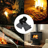 2pcs Barbecue Gloves High Temperature Double Insulated Kitchen Microwave Oven Baking Outdoor BBQ Heat Resistant  Hand Safety Welding Gloves Cooking Glove