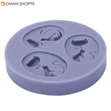 3 Cats Silicone Mold Fondant Cake Mould Decorating Tool