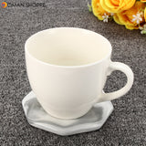 3 Pattern Set Marble Anti-Slip Ceramic Coaster Coffee Cup Mat Table Pads Decor