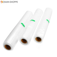 3 Rolls/Lot Kitchen Food Vacuum Bag Storage Bags Photo Preserver For Vacuum Sealer 28cm x 500cm