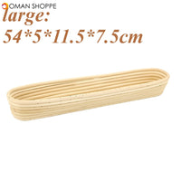 3 Size , 1-3 Pcs Breadboard Proofing Proving Baskets, Rattan Banneton Brotform Dough