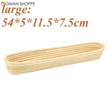 3 Size , 1-3 Pcs Breadboard Proofing Proving Baskets, Rattan Banneton Brotform Dough