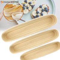 3 Size , 1-3 Pcs Breadboard Proofing Proving Baskets, Rattan Banneton Brotform Dough