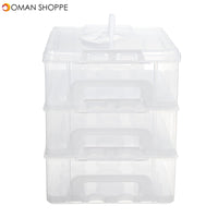 3 Tier 36PCS Locking Cupcake Holder Carrier Container Kitchen Storage Container