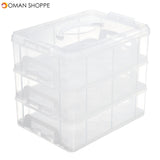 3 Tier 36PCS Locking Cupcake Holder Carrier Container Kitchen Storage Container