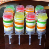 30 Pcs Cakes Dessert Push Up Containers Shooter for Party Use Fondant Cake Ice Cream Size: 17 x 5.5 cms