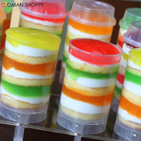 30 Pcs Cakes Dessert Push Up Containers Shooter for Party Use Fondant Cake Ice Cream Size: 17 x 5.5 cms