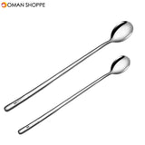 304 Stainless steel dinnerware set spoon tea spoon Dessert coffee ice cream spoons Kitchen accessories Bar tools new long handle