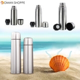 350/500/750/1000ml Stainless Vacuum Cup Bottle Maintain Warm Travel Home Storage Warm Water Bottle