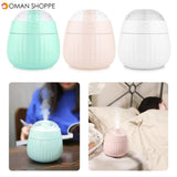 380ML Ultrasonic Humidifier Air Purifier Aroma Diffuser Room Nebulizer LED Lamp