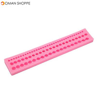 3D Bead Pearl Silicone Fondant Mold Cake Edge Decoration