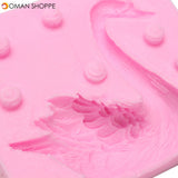 3D Beautiful Swan Fondant Silicone Mould Candle Sugar Chocolate Craft Tool