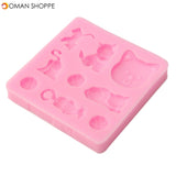 3D Cat Chocolate Candy Jelly Fondant Cake Tool Silicone Mold Baking Pan Bakeware Mould