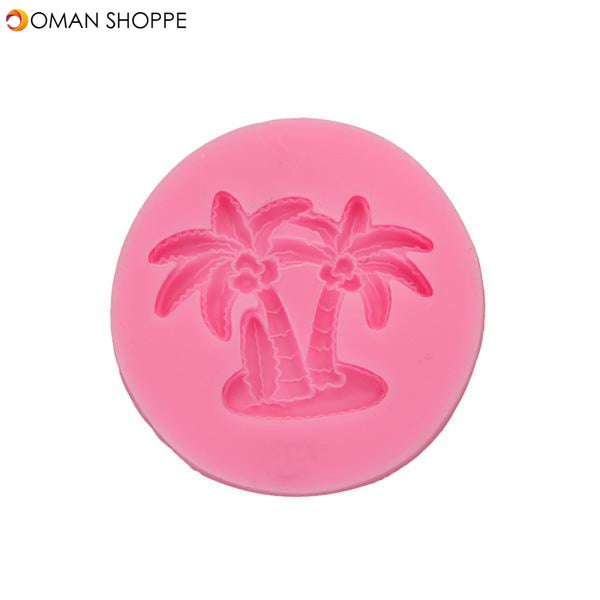 3D Coconut Palm Silicone Mold Fondant Mould Creative Baking Tools Accessories