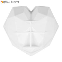 3D Heart Shape Diamond Moulds Silicone