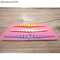 3D Pearl Necklace Silicone Fondant Mold Cake Decorating Mould