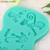 3D Silicone Cat Shape Cake Mold Fondant Cake Decoration