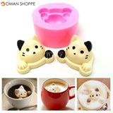 3D Silicone Cute Cat Head Shape Cake Mold Mould Fondant Decoration Tool