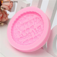 3D Silicone Happy Birthday Fondant Chocolate Mold Mould Cake Decoration