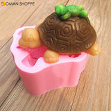 3D Tortoise Frog Silicone Fandant Mold Chocolate Soap Mould