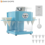 3L Electric Ice Crusher Shaver Maker DIY Slushy Sand Block Break Machine Home Ice Cream Machine