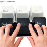 3Pcs Creative Keyboard Tea Cup Keypad Ctrl Del Alt Cup Coffee Mug