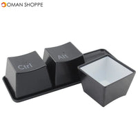 3Pcs Creative Keyboard Tea Cup Keypad Ctrl Del Alt Cup Coffee Mug