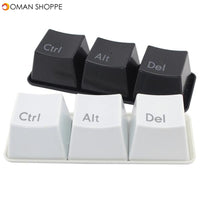 3Pcs Creative Keyboard Tea Cup Keypad Ctrl Del Alt Cup Coffee Mug