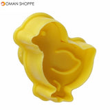 4 Pieces Animal Shape Easter Cookie Cake Decoration Mold Pastry Cookies Moulding Baking Mold Fondant Sugar Craft Mold