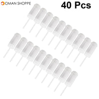 40 pcs Pushable Cake Holders Push Cake Mold Cylinder Shaped Cake Pusher Push Pops Plastic Containers with Lids Size: 17x5 cms