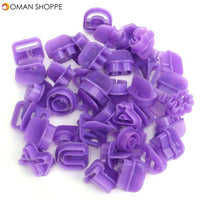 40PCS Plastic Alphabet Letter Cake Biscuit Baking Mould Fondant Cookie Cutters