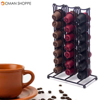 42 Coffee Capsules Storage Rack Dispenser Holder Organizer Stands Kitchen Storage Rack For Nespresso 