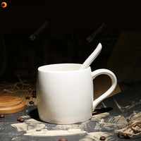 420ml Creative Ceramics Coffee Mug with Scoop