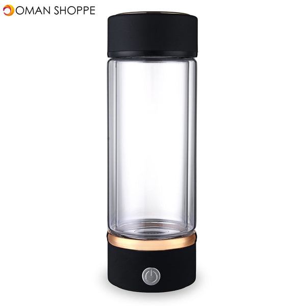 420ml Portable USB Hydrogen-Rich Water Ionizer Maker Generator Energy Bottle Cup Water Bottle