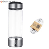 420ML Water Ionizer Bottle Rechargeable Negative Ion Water Cup Hydrogens-rich Water Cup