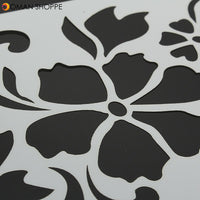 4pcs DIY Cake Cookie Flower Fondant Side Reusable Baking Stencil Wedding Decor